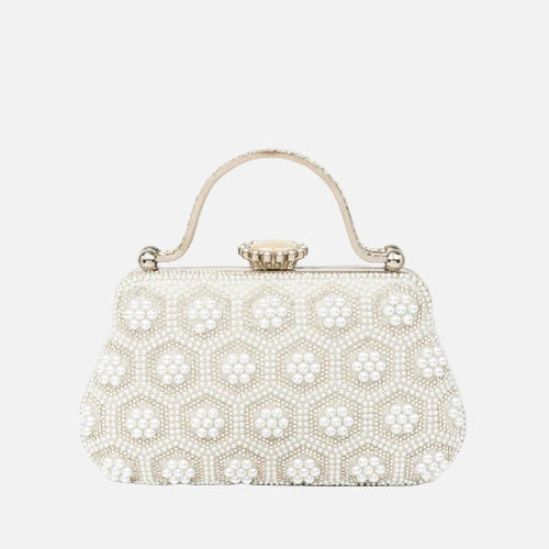 Clarabelle Pearl Clutch Bag