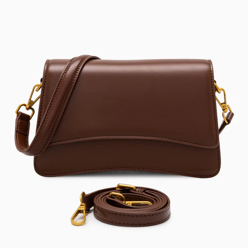 Britney Sleek Leather Shoulder Bag