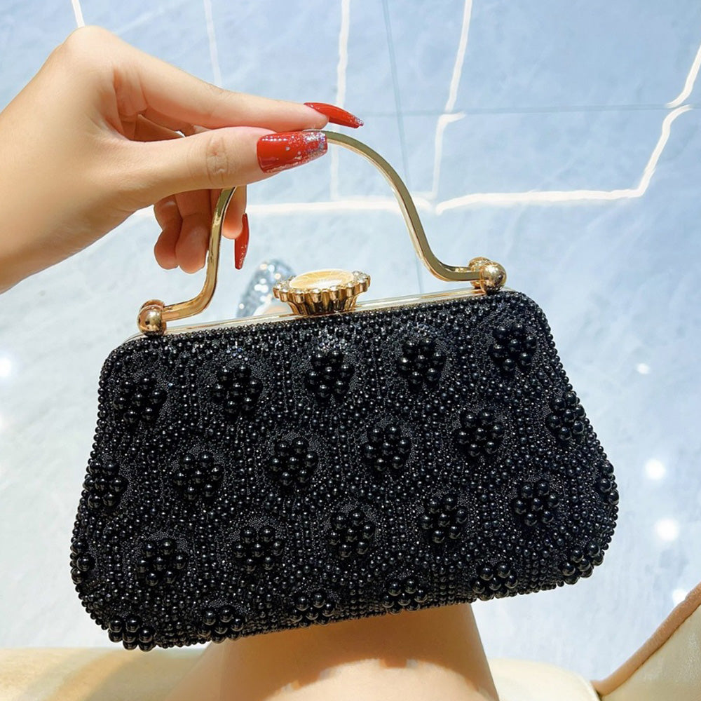 Clarabelle Pearl Clutch Bag